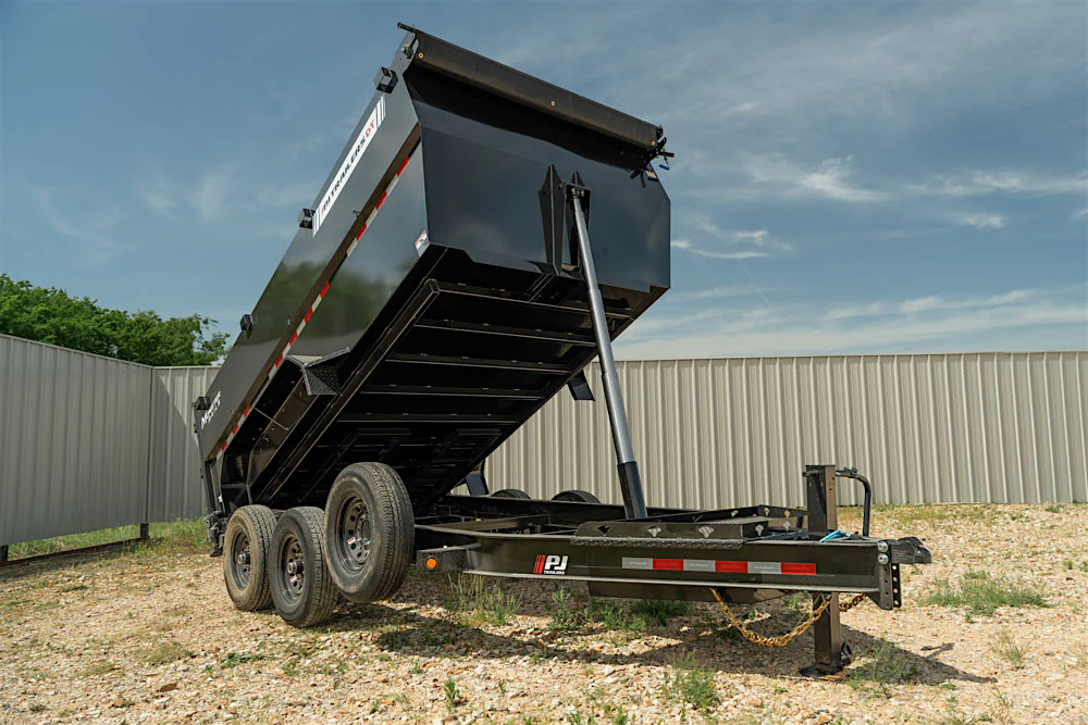 PJ Trailers 14'x83" Telescopic Dump Trailer w/ 4' Sides (DT) - Stock #91269 - Image 18 of 18 PJ Trailers 14'x83" Telescopic Dump Trailer w/ 4' Sides (DT) - Stock #91269 - Image 18 of 18