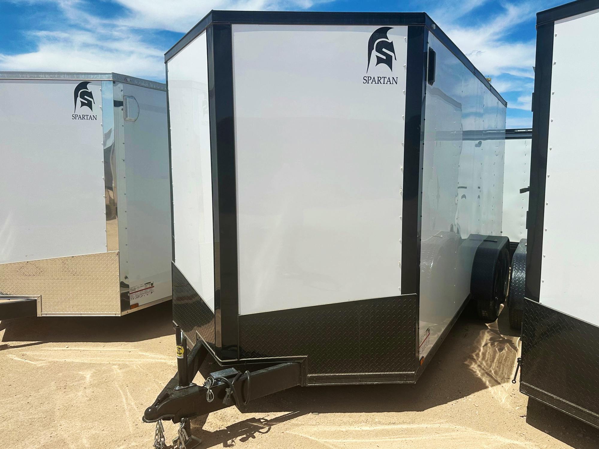 Spartan 7'x16' Enclosed Cargo Trailer w/ Rear Ramp Door (C2) - Stock #91280 - Image 2 of 6