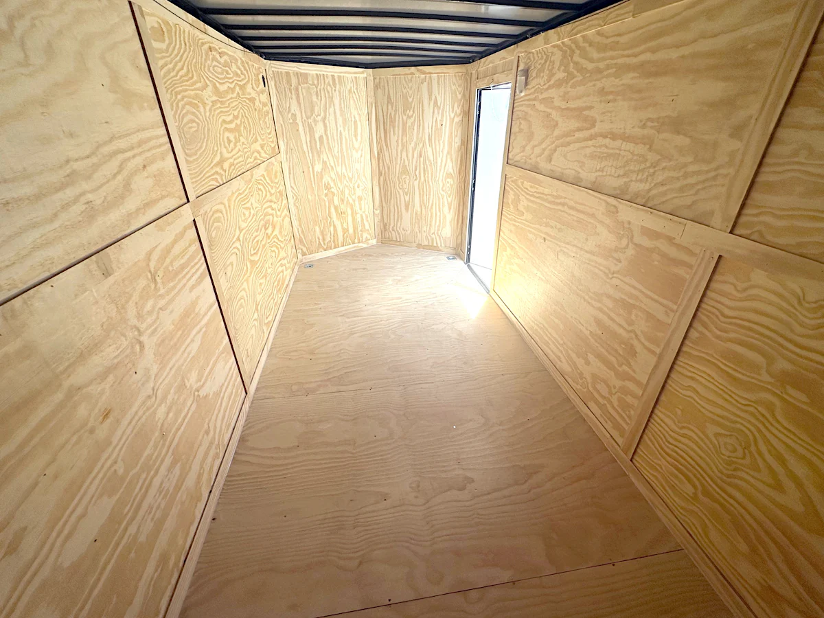 Spartan 7'x16' Enclosed Cargo Trailer w/ Rear Ramp Door (C2) - Stock #91280 - Image 5 of 6 Spartan 7'x16' Enclosed Cargo Trailer w/ Rear Ramp Door (C2) - Stock #91280 - Image 5 of 6