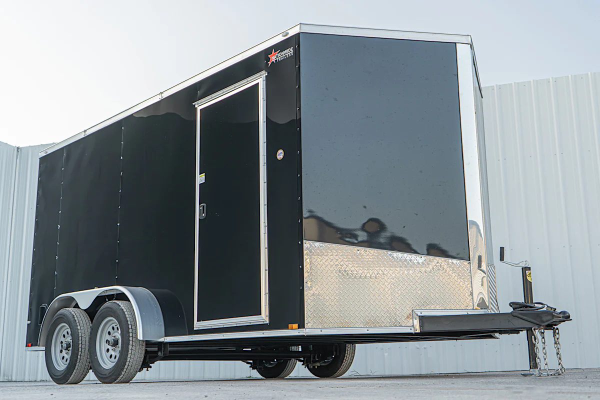 Spartan 7'x14' Enclosed Cargo Trailer w/ Rear Ramp Door (C2) - Stock #91293 - Image 3 of 22 Spartan 7'x14' Enclosed Cargo Trailer w/ Rear Ramp Door (C2) - Stock #91293 - Image 3 of 22