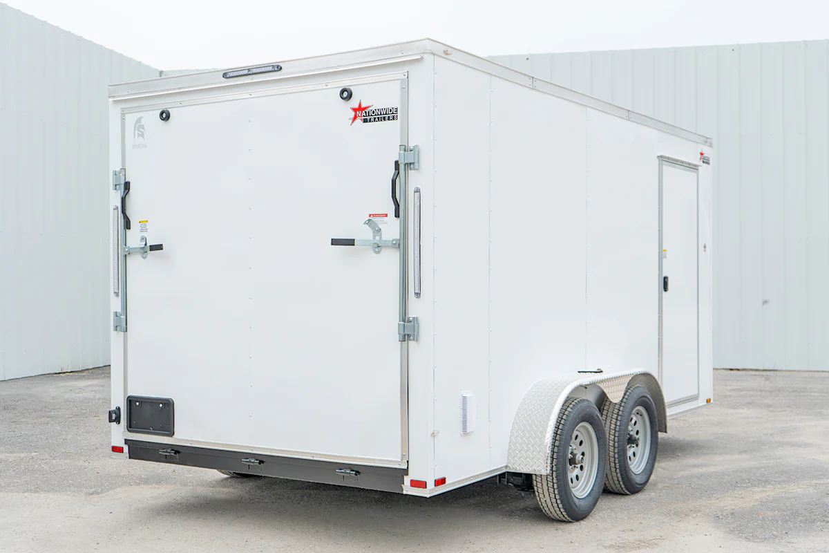Spartan 7'x14' Enclosed Cargo Trailer w/ Rear Ramp Door (C2) - Stock #91294 - Image 6 of 19 Spartan 7'x14' Enclosed Cargo Trailer w/ Rear Ramp Door (C2) - Stock #91294 - Image 6 of 19
