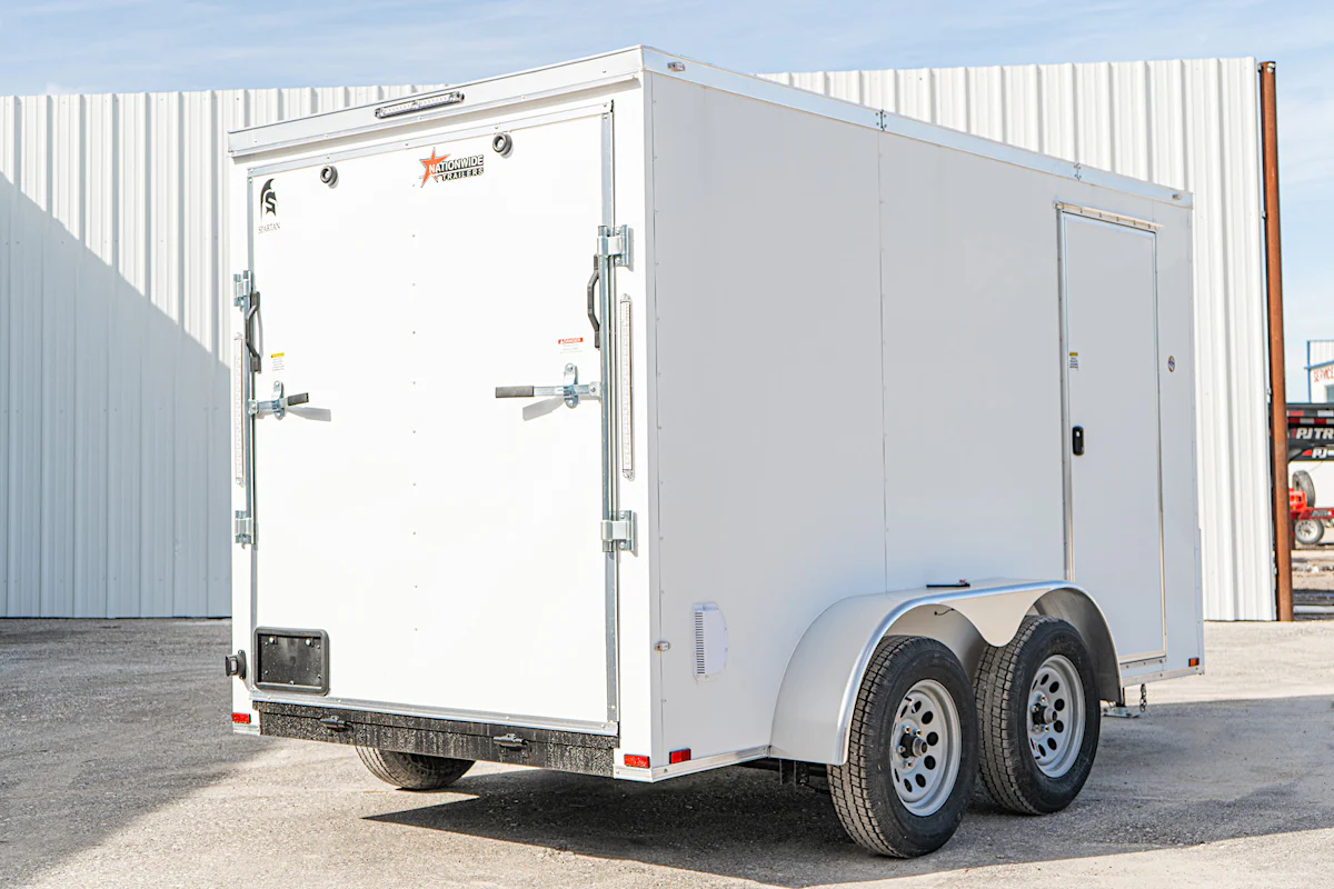 Spartan 6'x12' Enclosed Cargo Trailer w/ Rear Ramp Door (C2) - Stock #91300 - Image 7 of 20 Spartan 6'x12' Enclosed Cargo Trailer w/ Rear Ramp Door (C2) - Stock #91300 - Image 7 of 20
