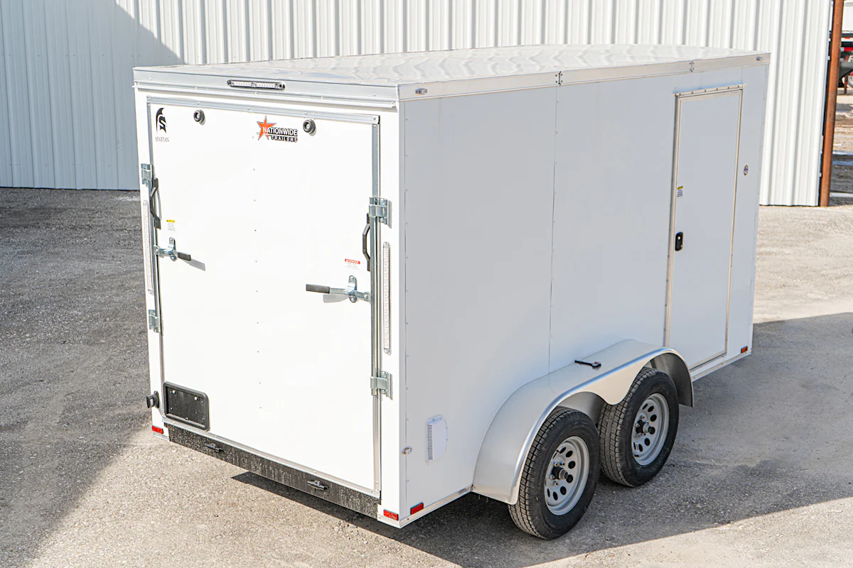 Spartan 6'x12' Enclosed Cargo Trailer w/ Rear Ramp Door (C2) - Stock #91306 - Image 6 of 20 Spartan 6'x12' Enclosed Cargo Trailer w/ Rear Ramp Door (C2) - Stock #91306 - Image 6 of 20