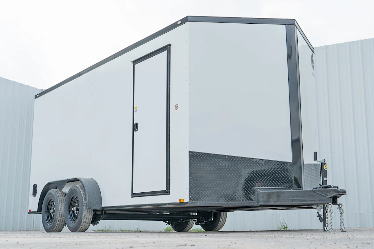 Spartan 7'x16' Enclosed Cargo Trailer w/ Rear Ramp Door (C2) - Stock #91307 - Image 10 of 16 Spartan 7'x16' Enclosed Cargo Trailer w/ Rear Ramp Door (C2) - Stock #91307 - Image 10 of 16