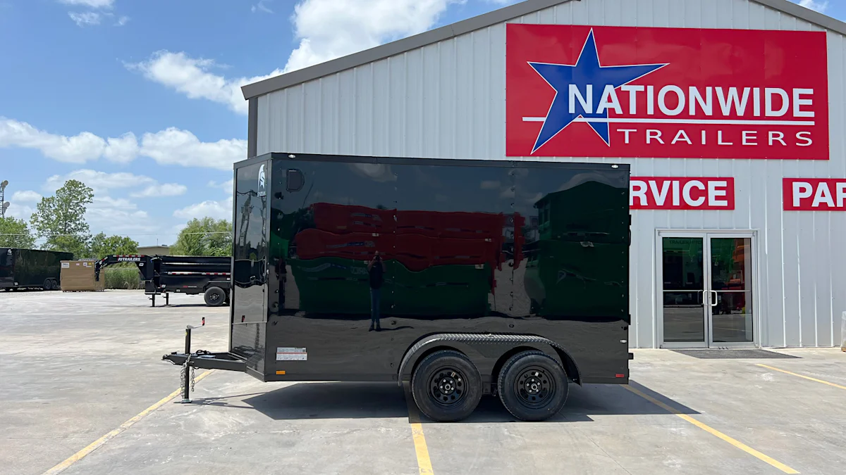 Spartan 6'x12' Enclosed Cargo Trailer w/ Rear Ramp Door (C2) - Stock #91312 - Image 7 of 9 Spartan 6'x12' Enclosed Cargo Trailer w/ Rear Ramp Door (C2) - Stock #91312 - Image 7 of 9