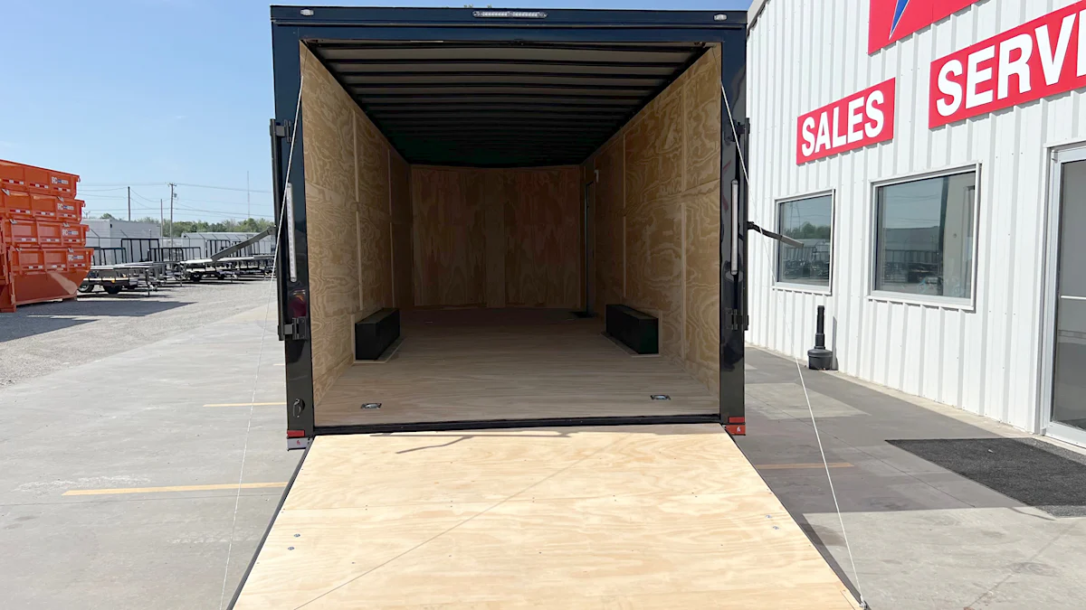 Spartan 8.5'x20' Enclosed Cargo Trailer w/ Rear Ramp Door - Stock #91314 - Image 4 of 9 Spartan 8.5'x20' Enclosed Cargo Trailer w/ Rear Ramp Door - Stock #91314 - Image 4 of 9