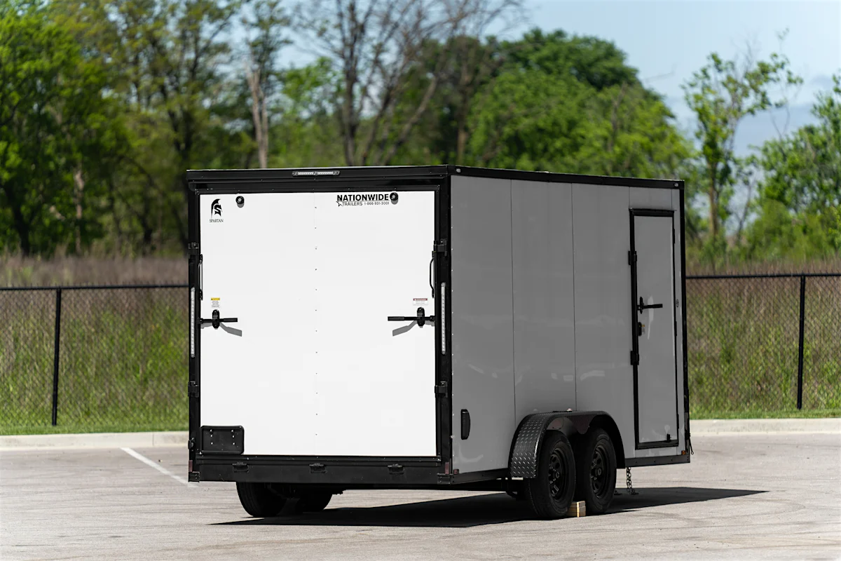 Spartan 7'x16' Enclosed Cargo Trailer w/ Rear Ramp Door (C2) - Stock #91322 - Image 4 of 4 Spartan 7'x16' Enclosed Cargo Trailer w/ Rear Ramp Door (C2) - Stock #91322 - Image 4 of 4