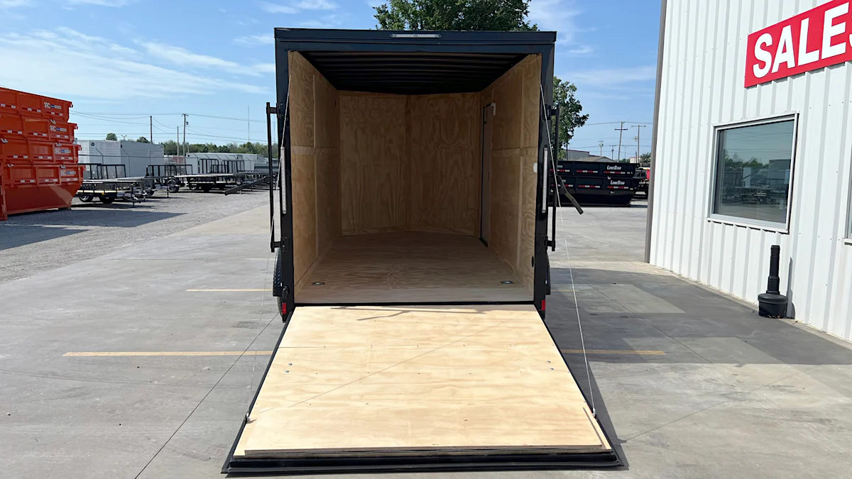 Spartan 7'x14' Enclosed Cargo Trailer w/ Rear Ramp Door (C2) - Stock #91329 - Image 7 of 9 Spartan 7'x14' Enclosed Cargo Trailer w/ Rear Ramp Door (C2) - Stock #91329 - Image 7 of 9