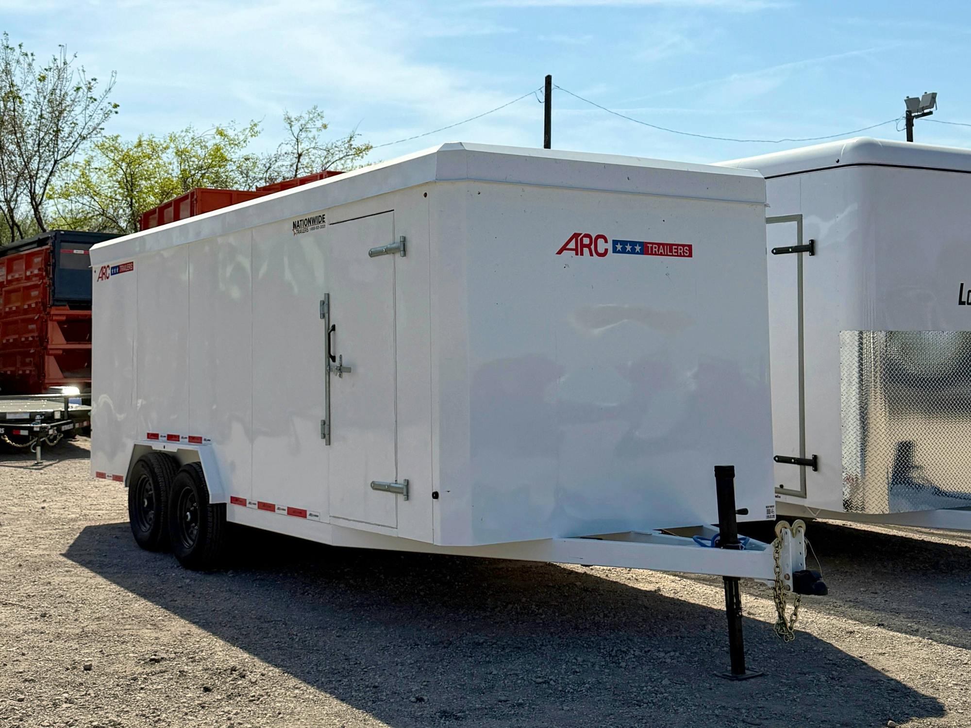 ARC Trailers 7'10"X20' Steel Enclosed Cargo Trailer w/ Rear Ramp Door (BCS) - Stock #91339 - Image 1 of 1