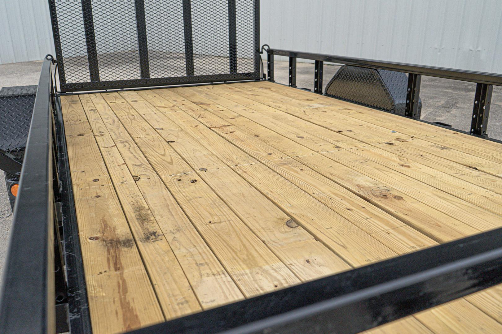 PJ Trailers 12'x77" Single Axle 4" Channel Utility Trailer (U7) - Stock #91348 - Image 9 of 17