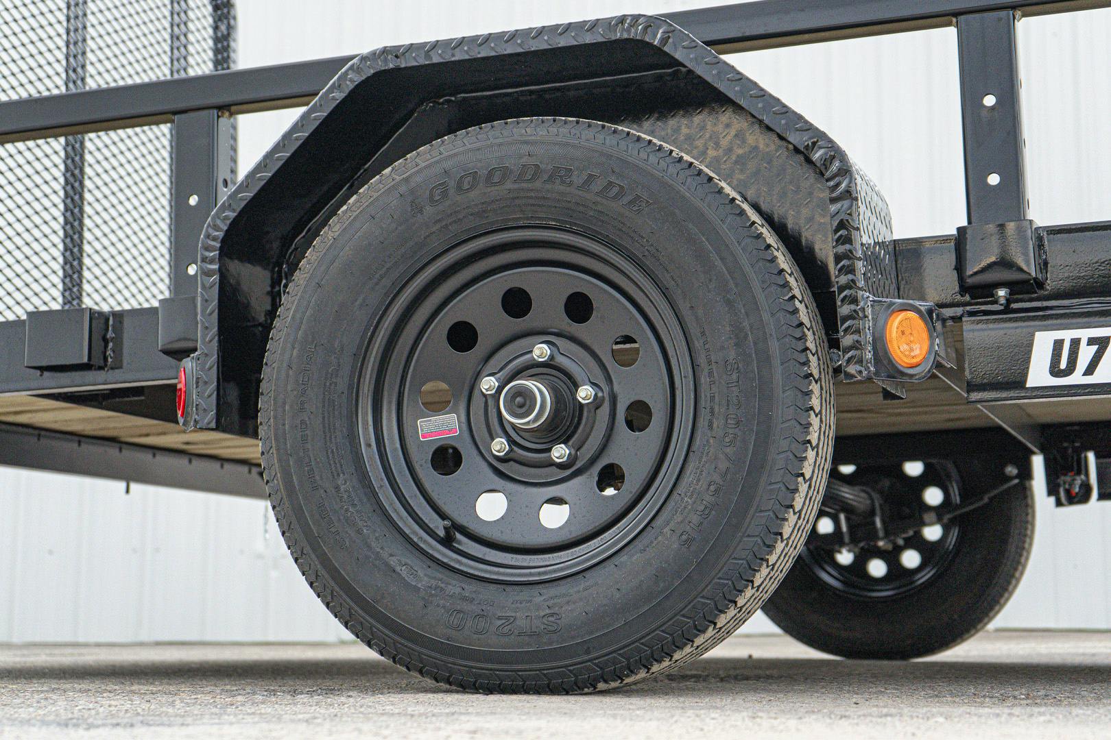 PJ Trailers 12'x77" Single Axle 4" Channel Utility Trailer (U7) - Stock #91348 - Image 12 of 17
