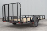 PJ Trailers 12'x77" Single Axle 4" Channel Utility Trailer (U7) Stock #91348 - Thumbnail 16