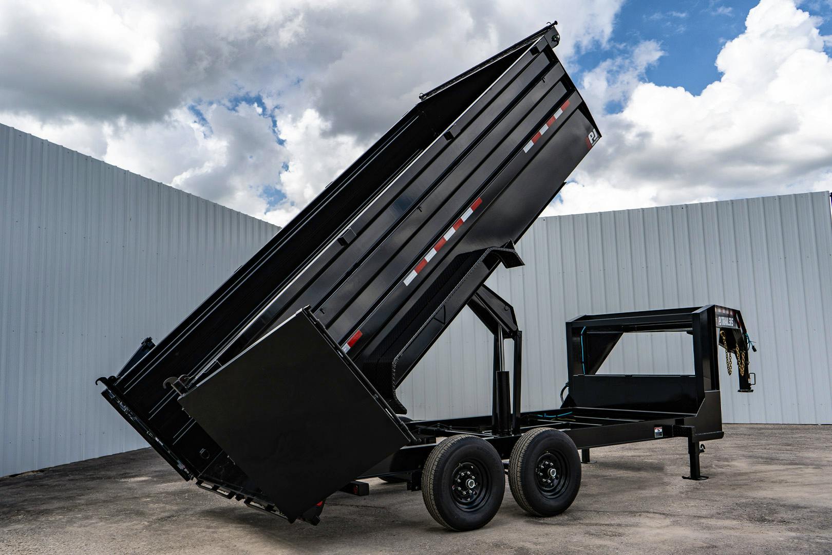 PJ Trailers 14'x83" Low Pro High Side Dump Trailer w/ 4' Sides (DM) - Stock #91394 - Image 21 of 33