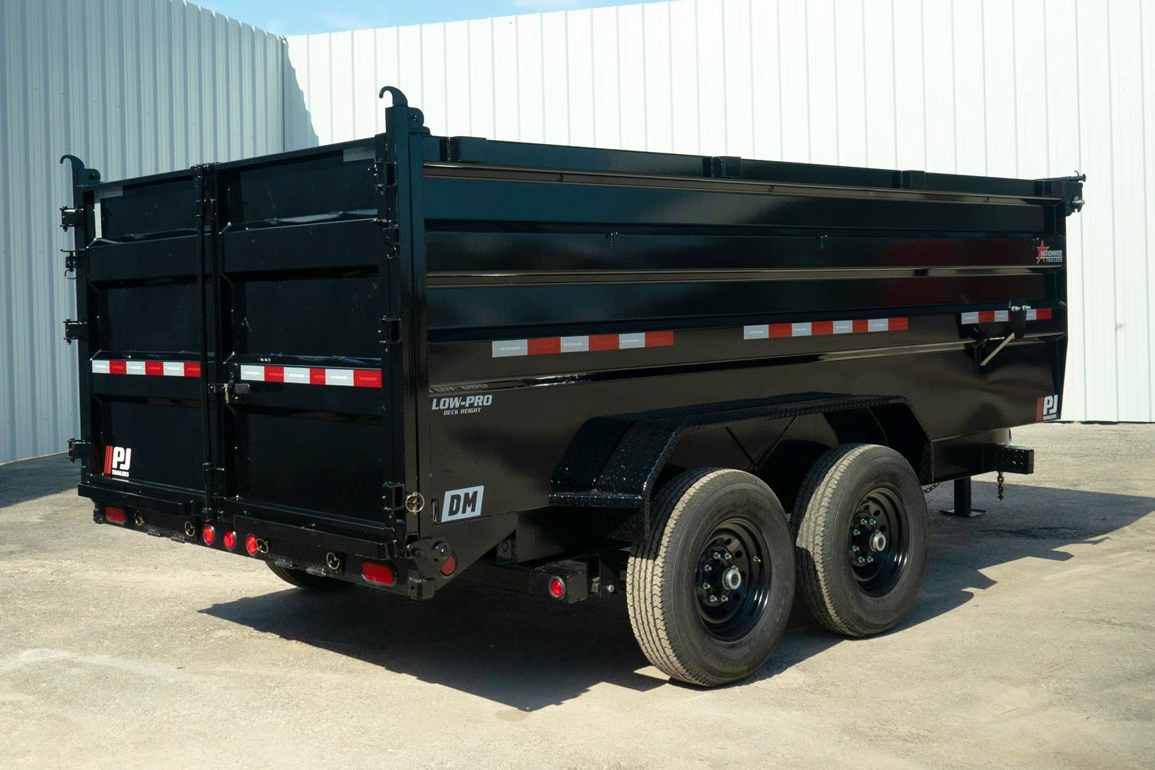 PJ Trailers 14'x83" Low Pro High Side Dump Trailer w/ 4' Sides (DM) - Stock #91398 - Image 21 of 30