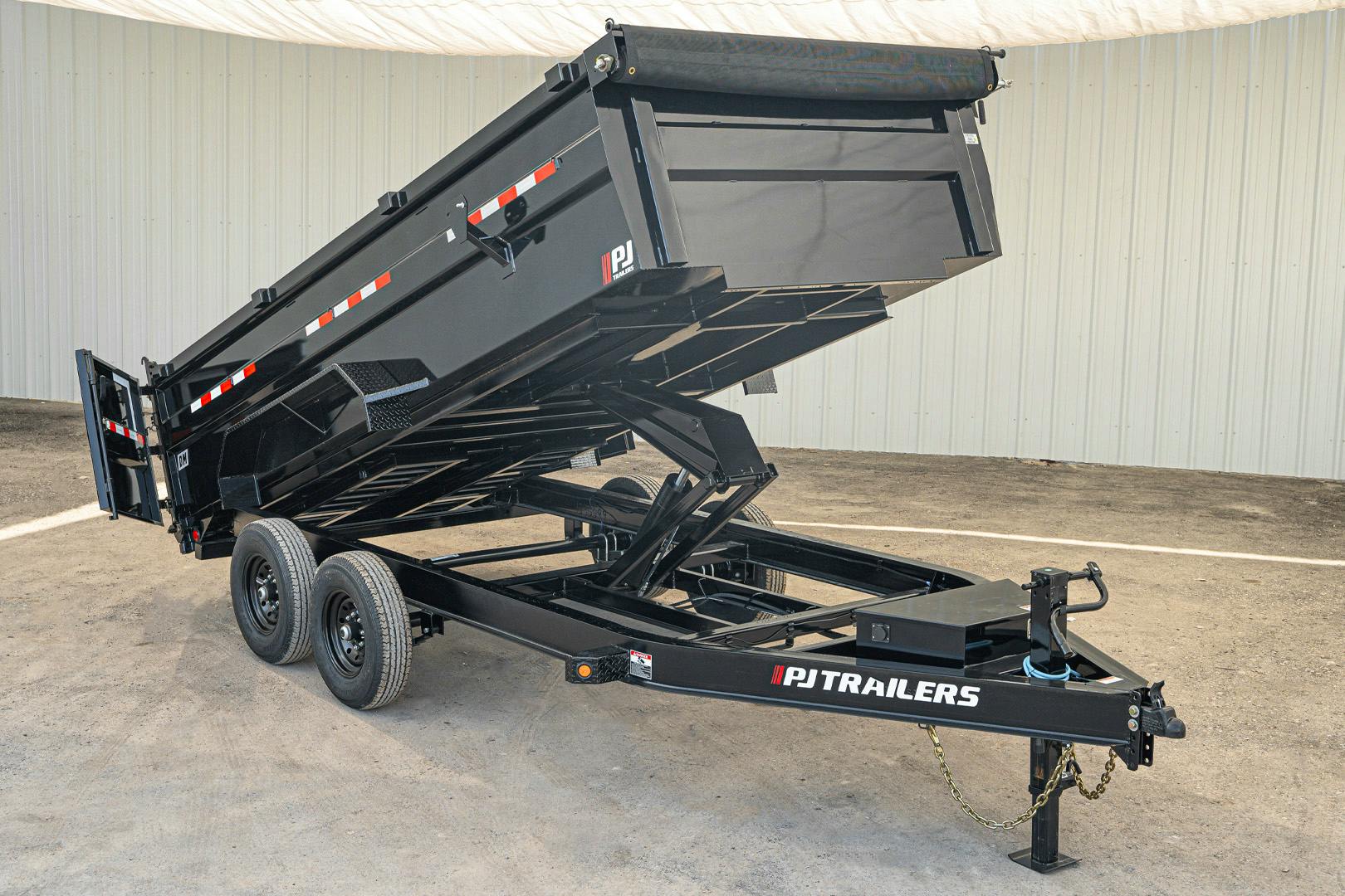 PJ Trailers 16'x83" Low Pro High Side Dump Trailer w/ 3' Sides (DM) - Stock #91399 - Image 1 of 1