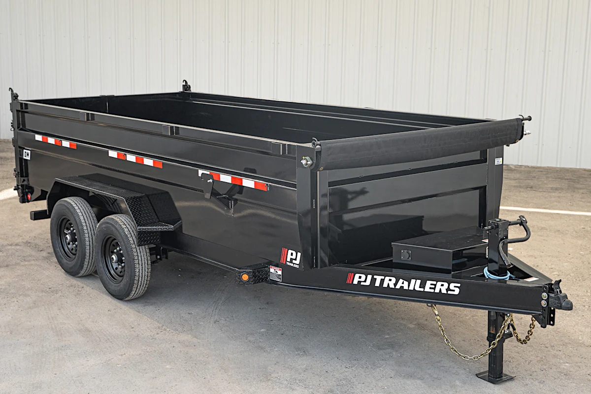 PJ Trailers 16'x83" Low Pro High Side Dump Trailer w/ 3' Sides (DM) - Stock #91399 - Image 2 of 10 PJ Trailers 16'x83" Low Pro High Side Dump Trailer w/ 3' Sides (DM) - Stock #91399 - Image 2 of 10