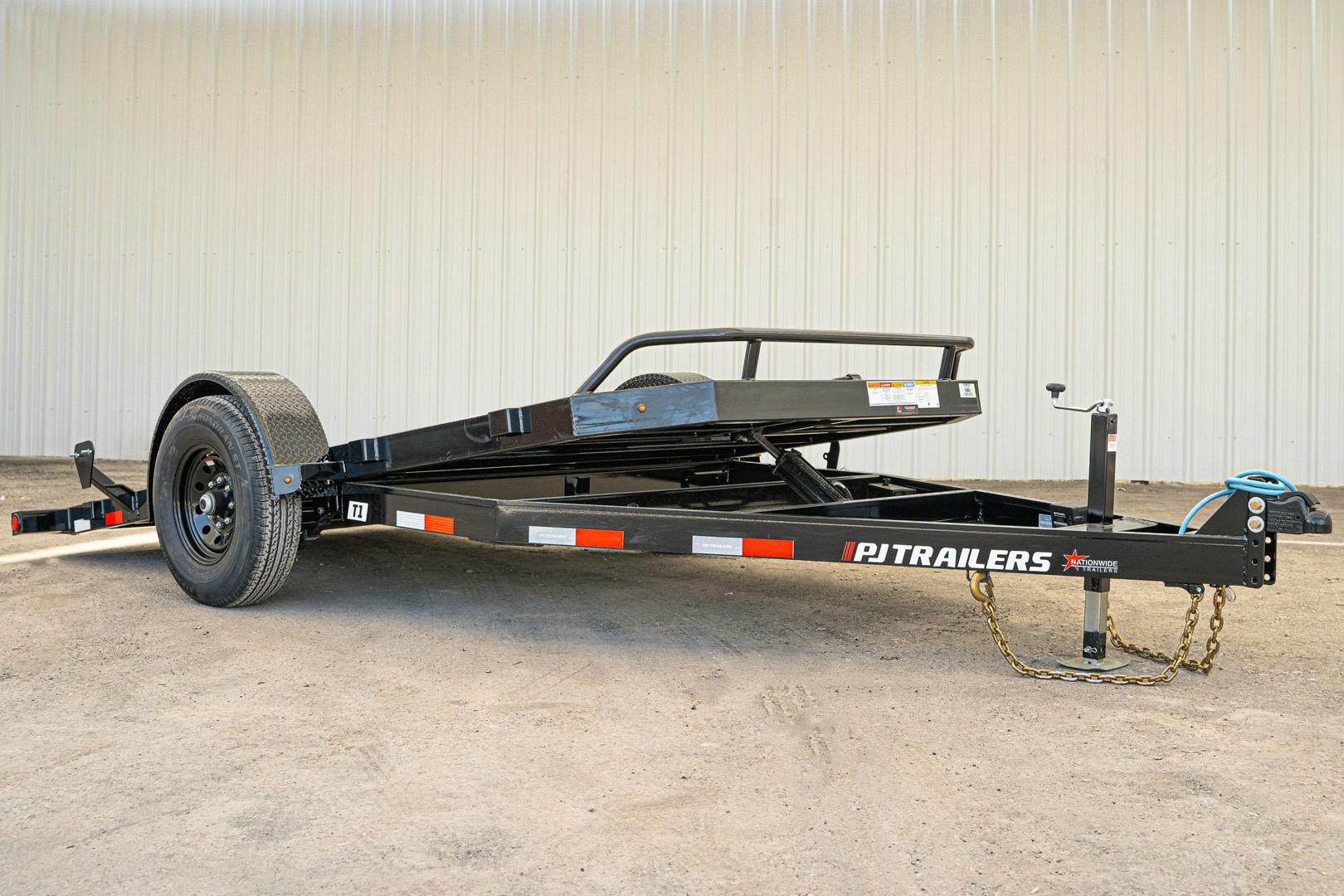 PJ Trailers 13'x81" Single Axle Hydraulic Gravity Tilt Trailer (T1) - Stock #91402 - Image 4 of 18