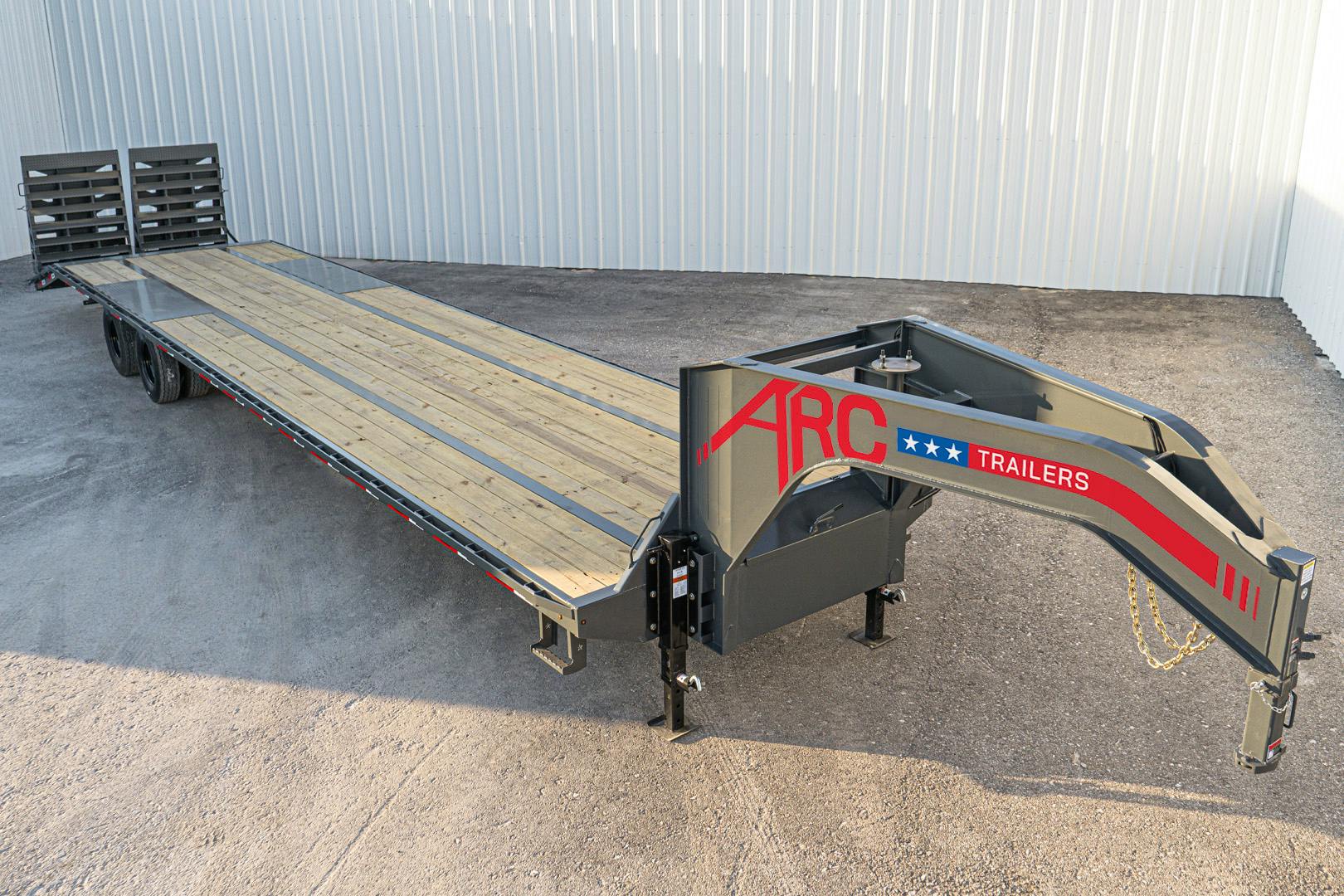 ARC Trailers 25'x102" 20K Gooseneck Flatbed Trailer w/ Duals (GDD) - Stock #91407 - Image 1 of 8