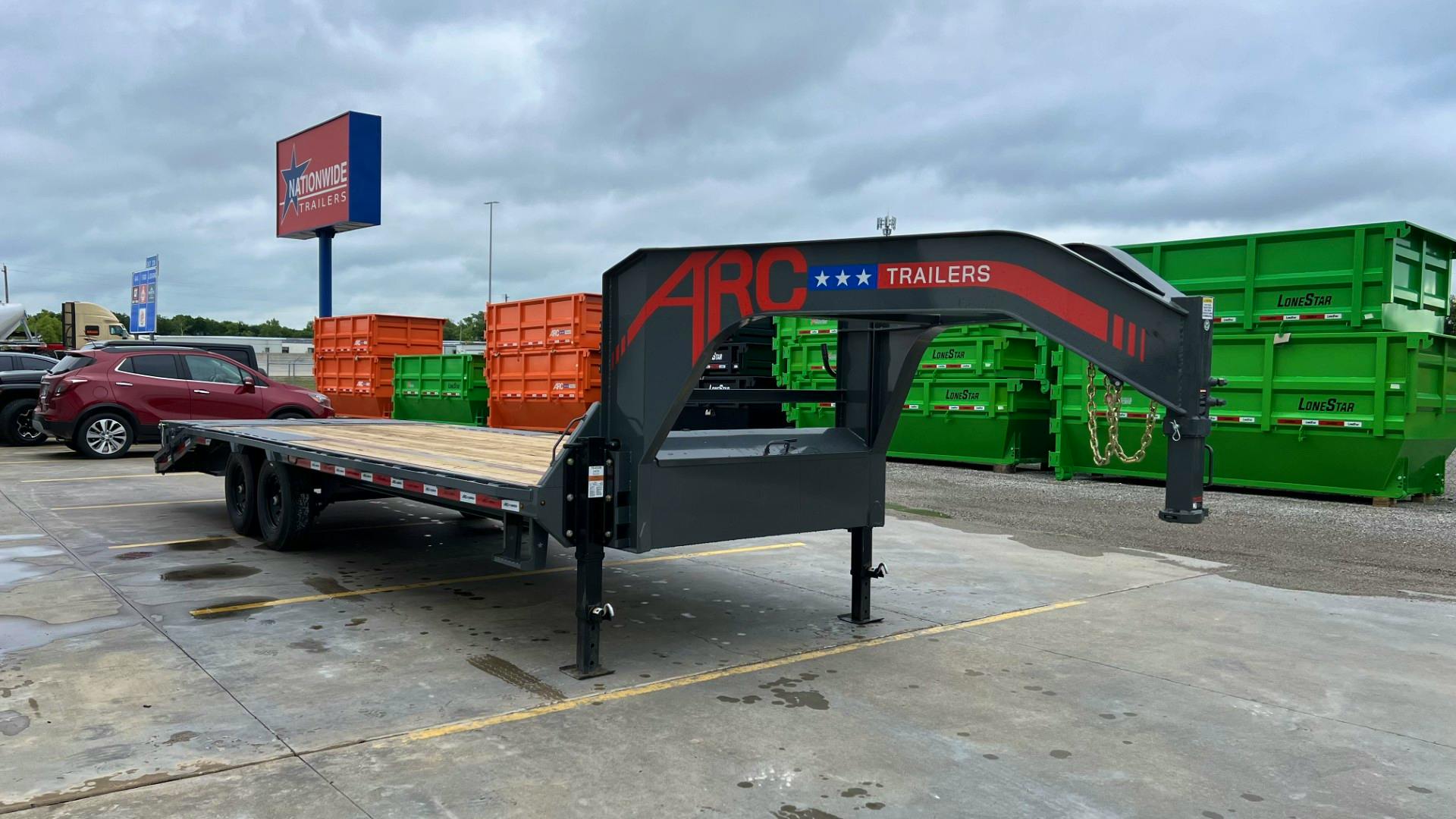 ARC Trailers 25'x102" Gooseneck Flatbed Trailer w/ 5' Dovetail (GDS) - Stock #91408 - Image 2 of 6