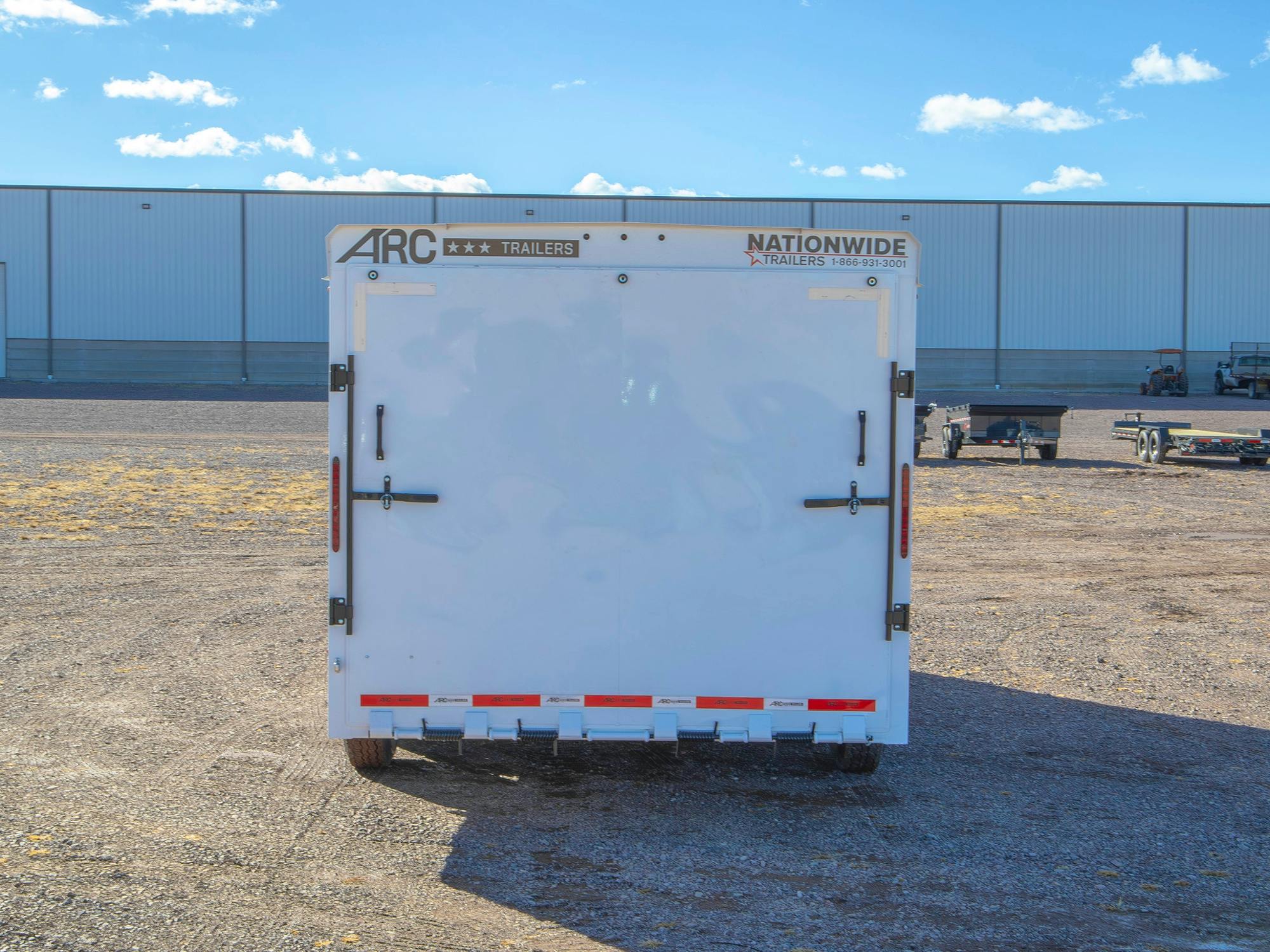 ARC Trailers 7'10"X20' Steel Enclosed Cargo Trailer w/ Rear Ramp Door (BCS) - Stock #91410 - Image 4 of 8
