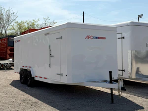 ARC Trailers 7'10"X20' Steel Enclosed Cargo Trailer w/ Rear Ramp Door (BCS)
