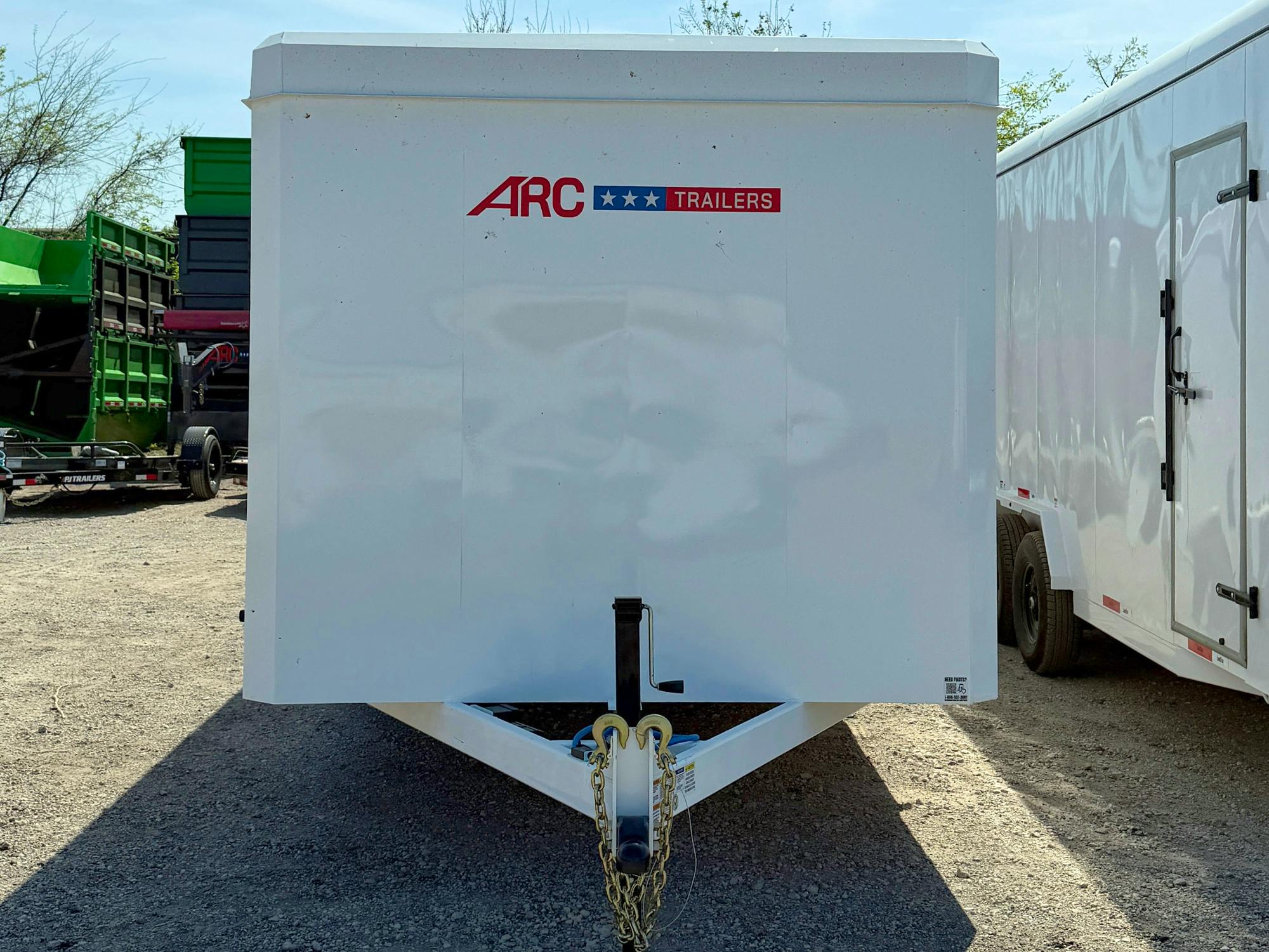 ARC Trailers 7'10"X20' Steel Enclosed Cargo Trailer w/ Rear Ramp Door (BCS) - Stock #91410 - Image 4 of 7
