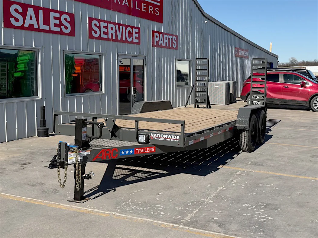 ARC Trailers 20'x83" General Purpose 14K Equipment Trailer (BEG) - Stock #91421 - Image 1 of 6 ARC Trailers 20'x83" General Purpose 14K Equipment Trailer (BEG) - Stock #91421 - Image 1 of 6