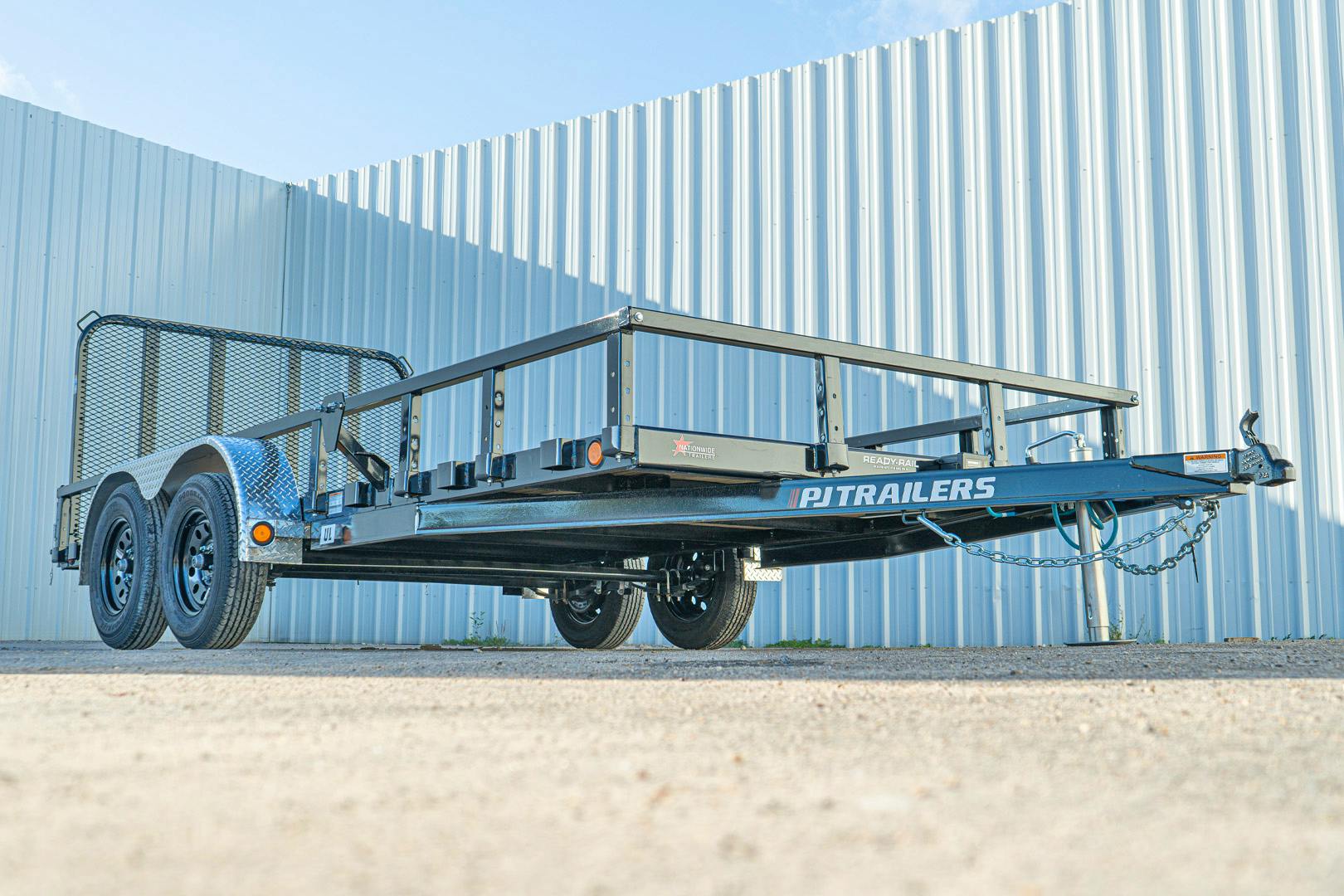 PJ Trailers 16'x83" Tandem Axle 4" Channel Utility Trailer (UL) - Stock #91431 - Image 3 of 13
