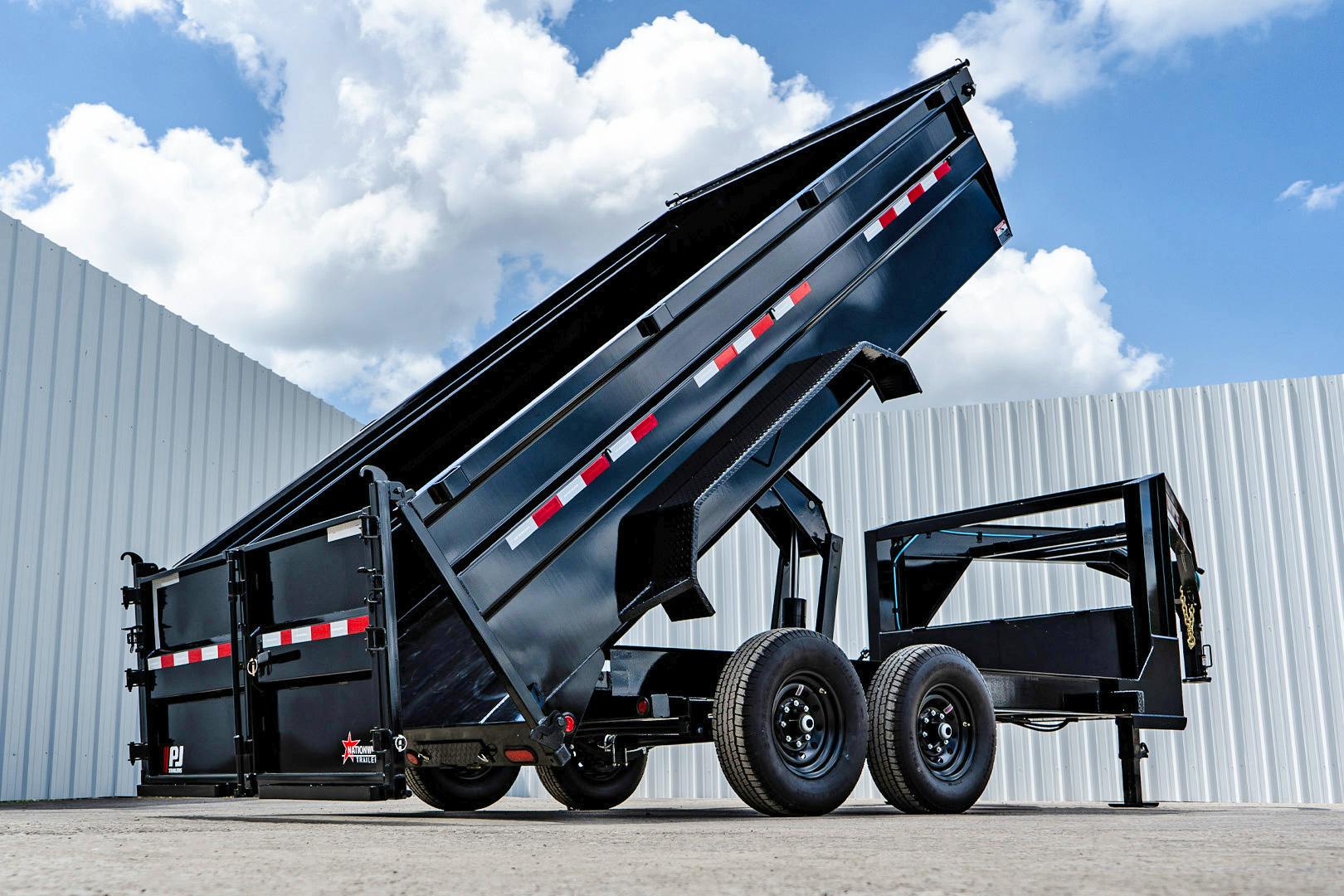 PJ Trailers 14'x83" Low Pro High Side Dump Trailer w/ 3' Sides (DM) - Stock #91444 - Image 28 of 35