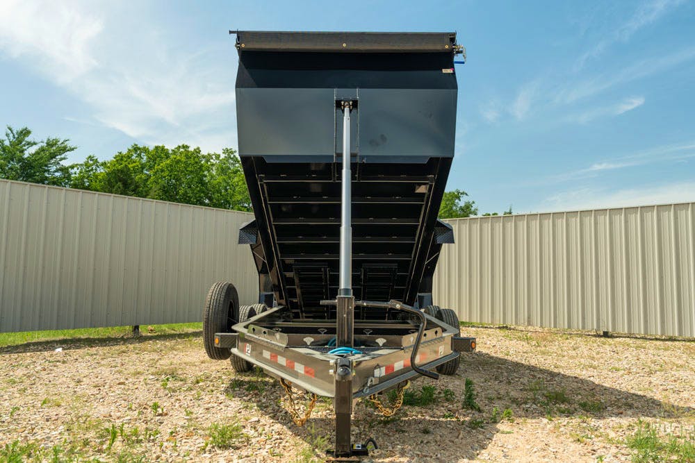 PJ Trailers 14'x83" Telescopic Dump Trailer w/ 4' Sides (DT) - Stock #91445 - Image 4 of 18