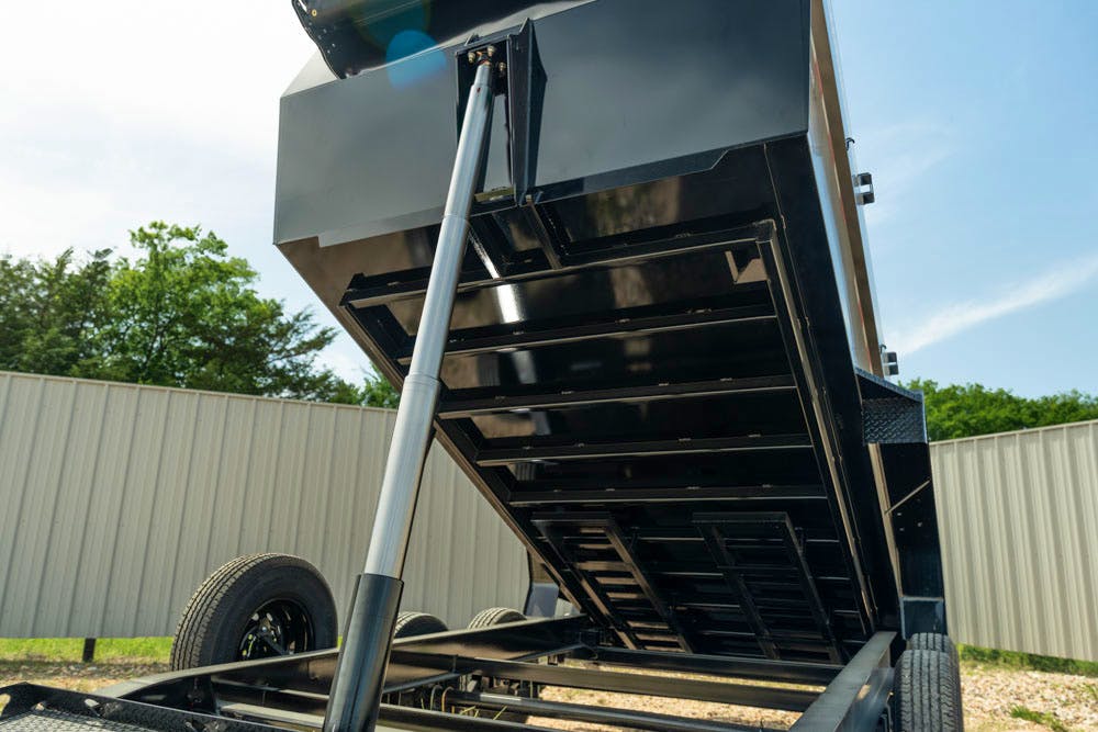 PJ Trailers 14'x83" Telescopic Dump Trailer w/ 4' Sides (DT) - Stock #91445 - Image 16 of 18