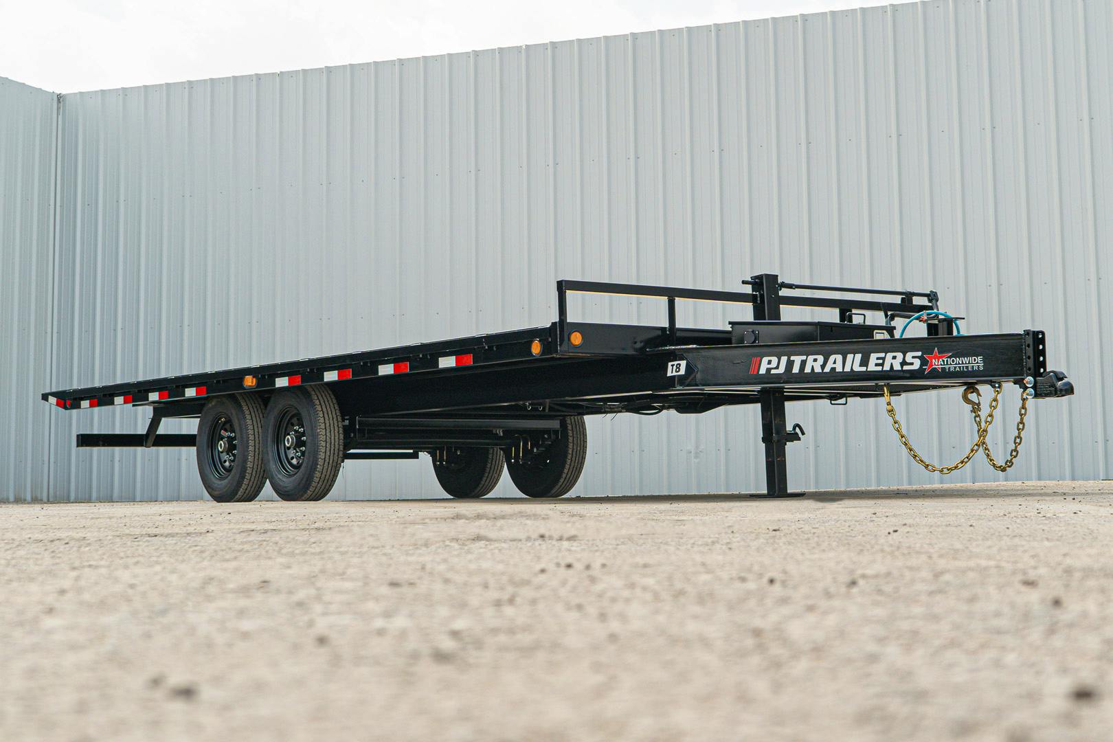 PJ Trailers 22'x102" Deckover Power Tilt Trailer (T8) - Stock #91449 - Image 6 of 22