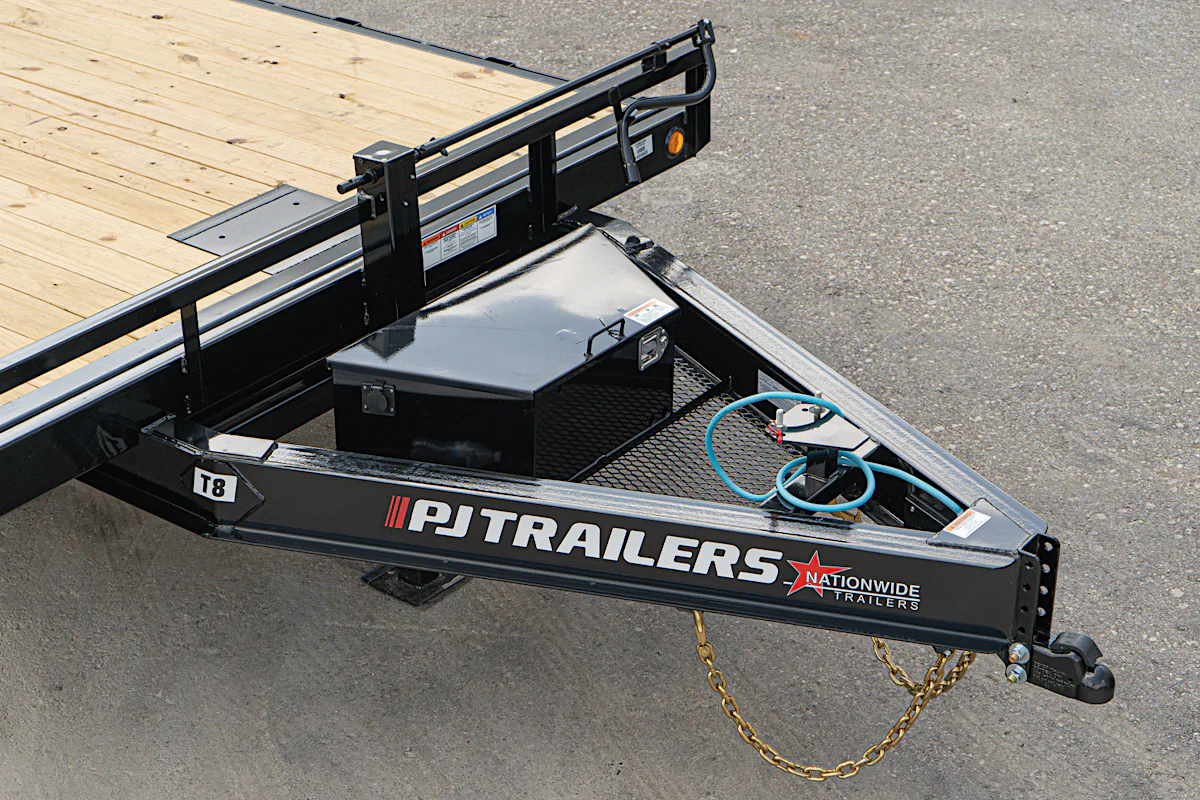PJ Trailers 22'x102" Deckover Power Tilt Trailer (T8) - Stock #91449 - Image 8 of 22 PJ Trailers 22'x102" Deckover Power Tilt Trailer (T8) - Stock #91449 - Image 8 of 22