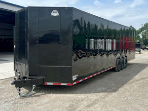 Titanium Cargo USED 8.5'x36' Triple Axle Cargo Trailer w/ Rear Ramp Door