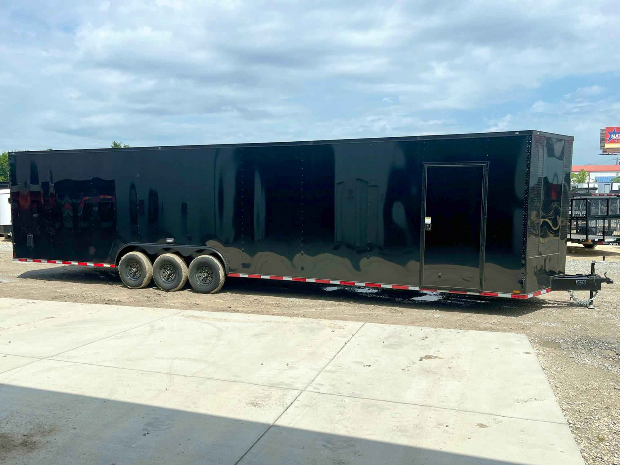 Titanium Cargo USED 8.5'x36' Triple Axle Cargo Trailer w/ Rear Ramp Door - Stock #91458 - Image 2 of 9