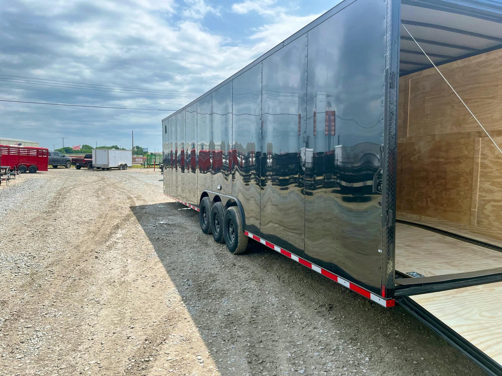 Titanium Cargo USED 8.5'x36' Triple Axle Cargo Trailer w/ Rear Ramp Door - Stock #91458 - Image 7 of 9