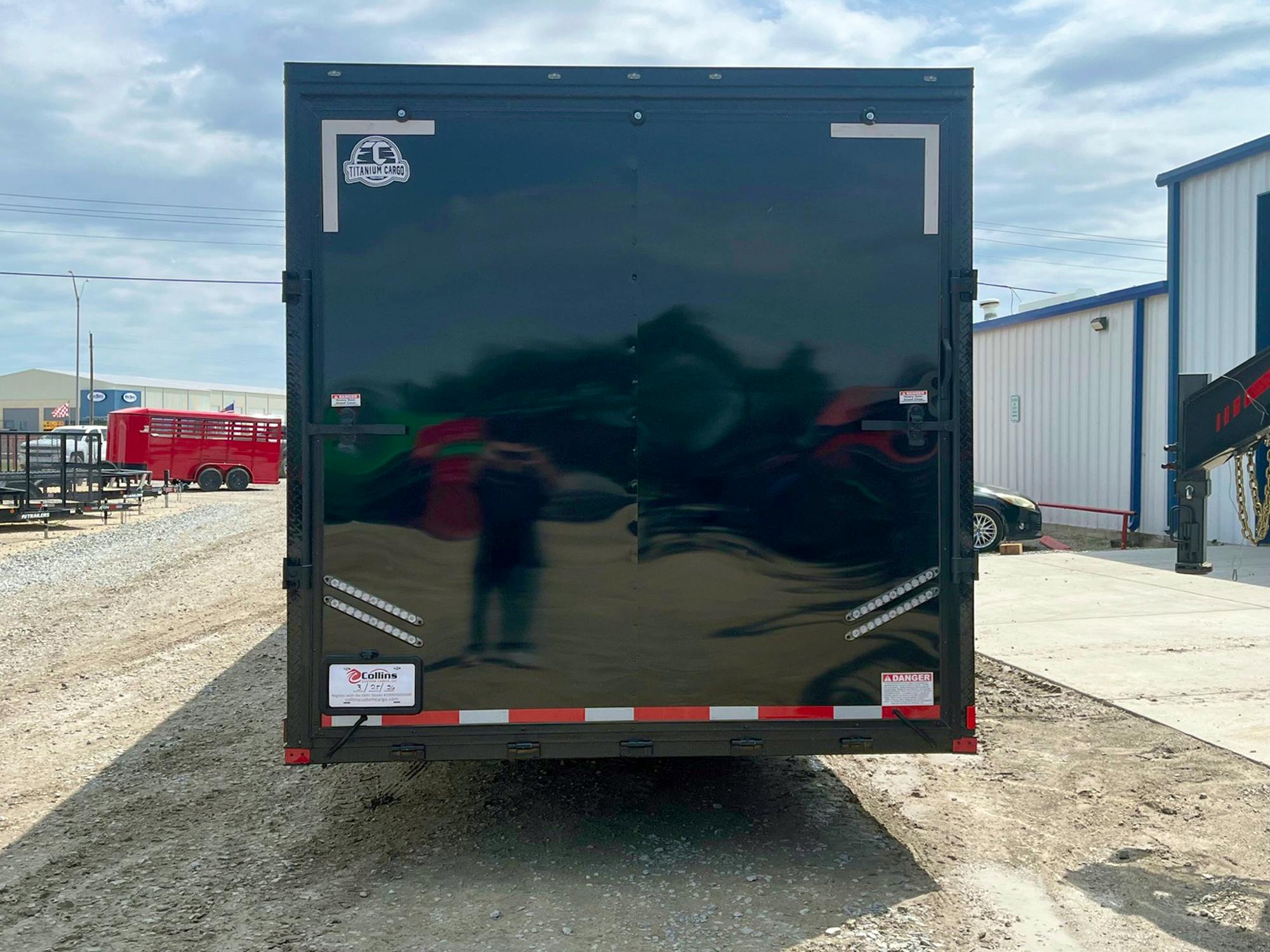 Titanium Cargo USED 8.5'x36' Triple Axle Cargo Trailer w/ Rear Ramp Door - Stock #91458 - Image 8 of 9