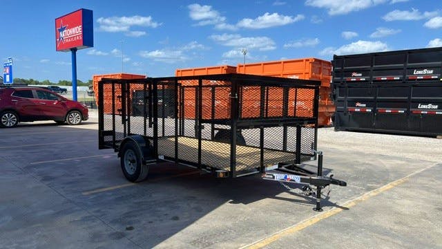 Texas Bragg 12'x77" Landscape Trailer w/ 4' Sides & 4' Gate (L1) - Stock #91462 - Image 1 of 1