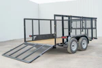 Texas Bragg 12'x83" Landscape Trailer w/ 4' Sides & 4' Gate (L2) Stock #91464 - Thumbnail 15