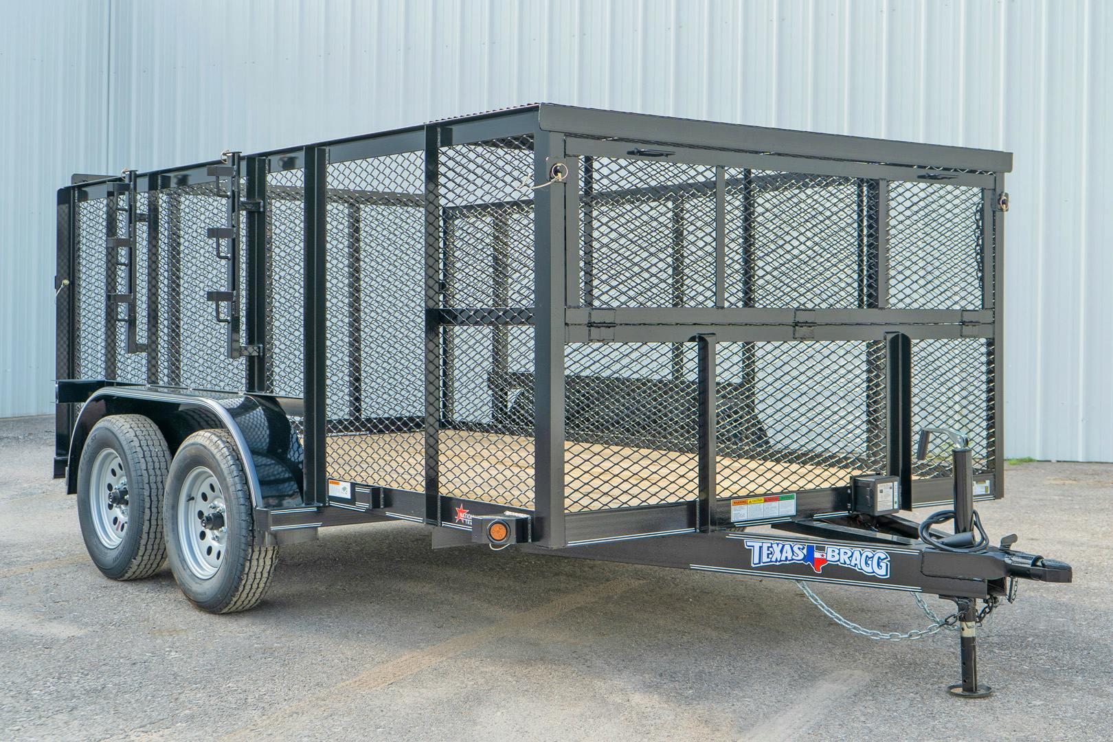 Texas Bragg 12'x83" Landscape Trailer w/ 4' Sides & 4' Gate (L2) - Stock #91464 - Image 2 of 15