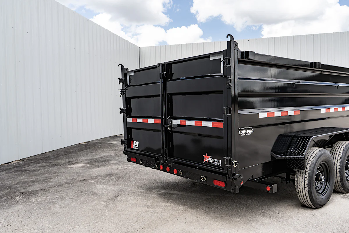 PJ Trailers 14'x83" Low Pro High Side Dump Trailer w/ 4' Sides (DM) - Stock #91496 - Image 26 of 33 PJ Trailers 14'x83" Low Pro High Side Dump Trailer w/ 4' Sides (DM) - Stock #91496 - Image 26 of 33