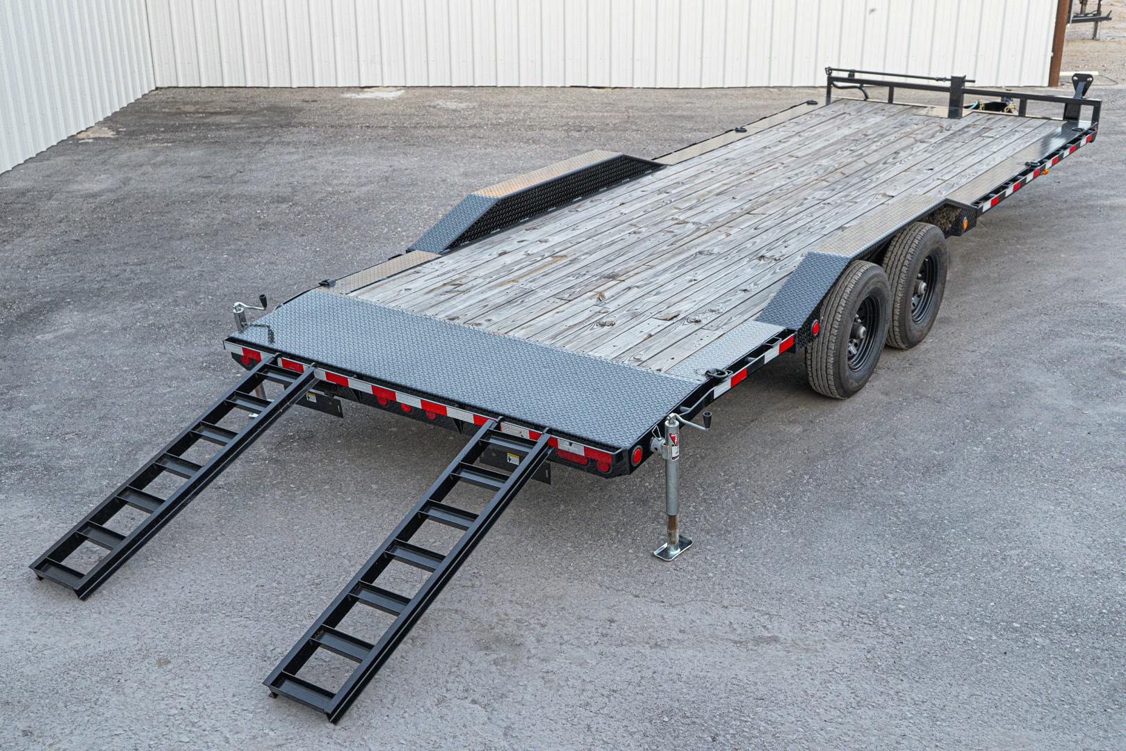 PJ Trailers 24'x102" 6" Channel Super-Wide Equipment Trailer (B6) - Stock #91546 - Image 7 of 17