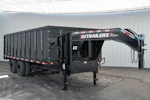 PJ Trailers 20'x96" Gooseneck Dual Dump Trailer w/ 4' Sides (DD) Stock #91557 - Thumbnail 4