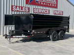 PJ Trailers 14'x83" 14K Dump Trailer w/ 4ft Sides (D7) Stock #91563 - Thumbnail 1