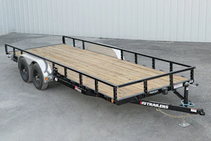 PJ Trailers 20'x83" Tandem Axle 4" Channel Utility Trailer (UL)