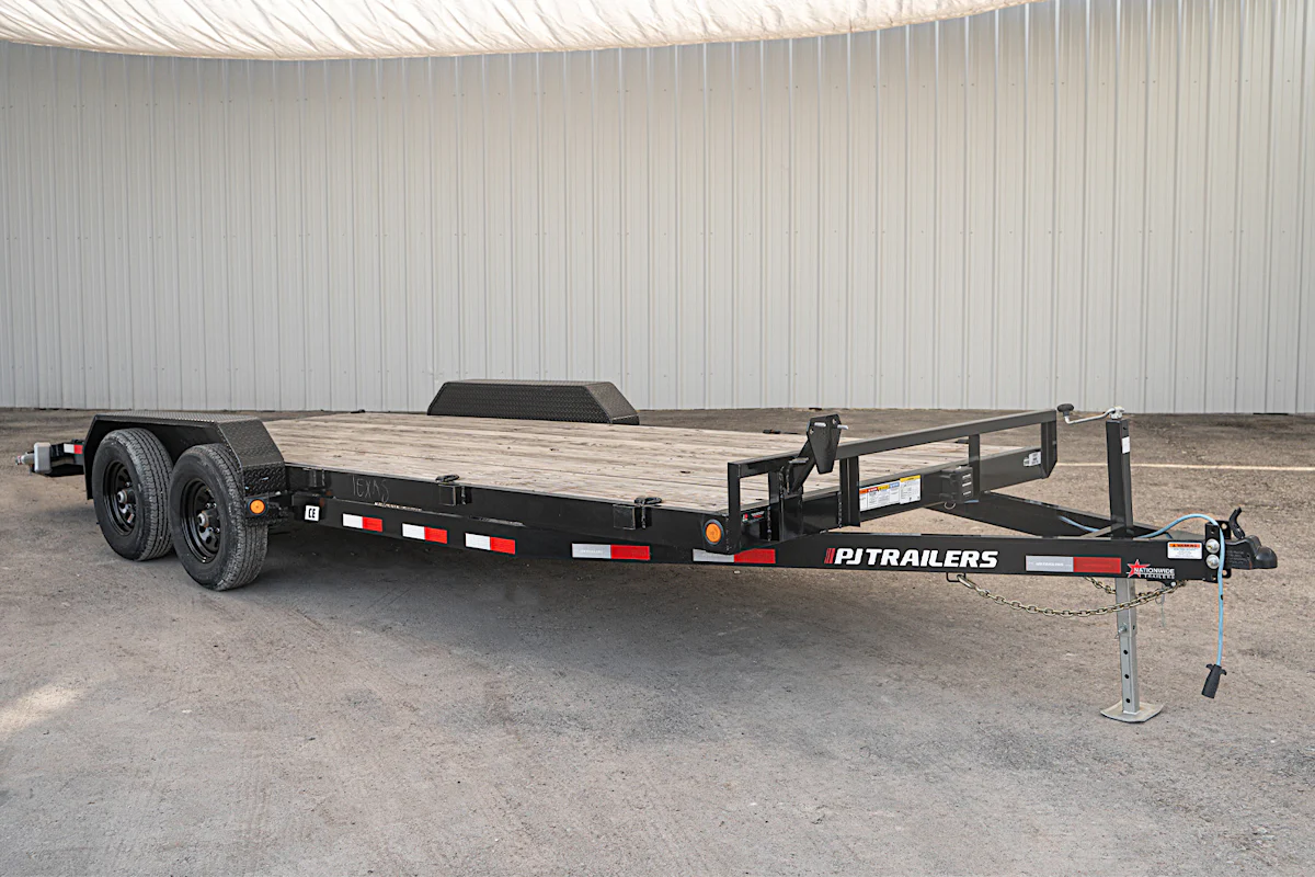 PJ Trailers 20'x83" 5" Channel Equipment Trailer (CE) - Stock #91569 - Image 2 of 20 PJ Trailers 20'x83" 5" Channel Equipment Trailer (CE) - Stock #91569 - Image 2 of 20