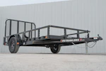 PJ Trailers 12'x77" Single Axle 4" Channel Utility Trailer (U7) Stock #91574 - Thumbnail 5
