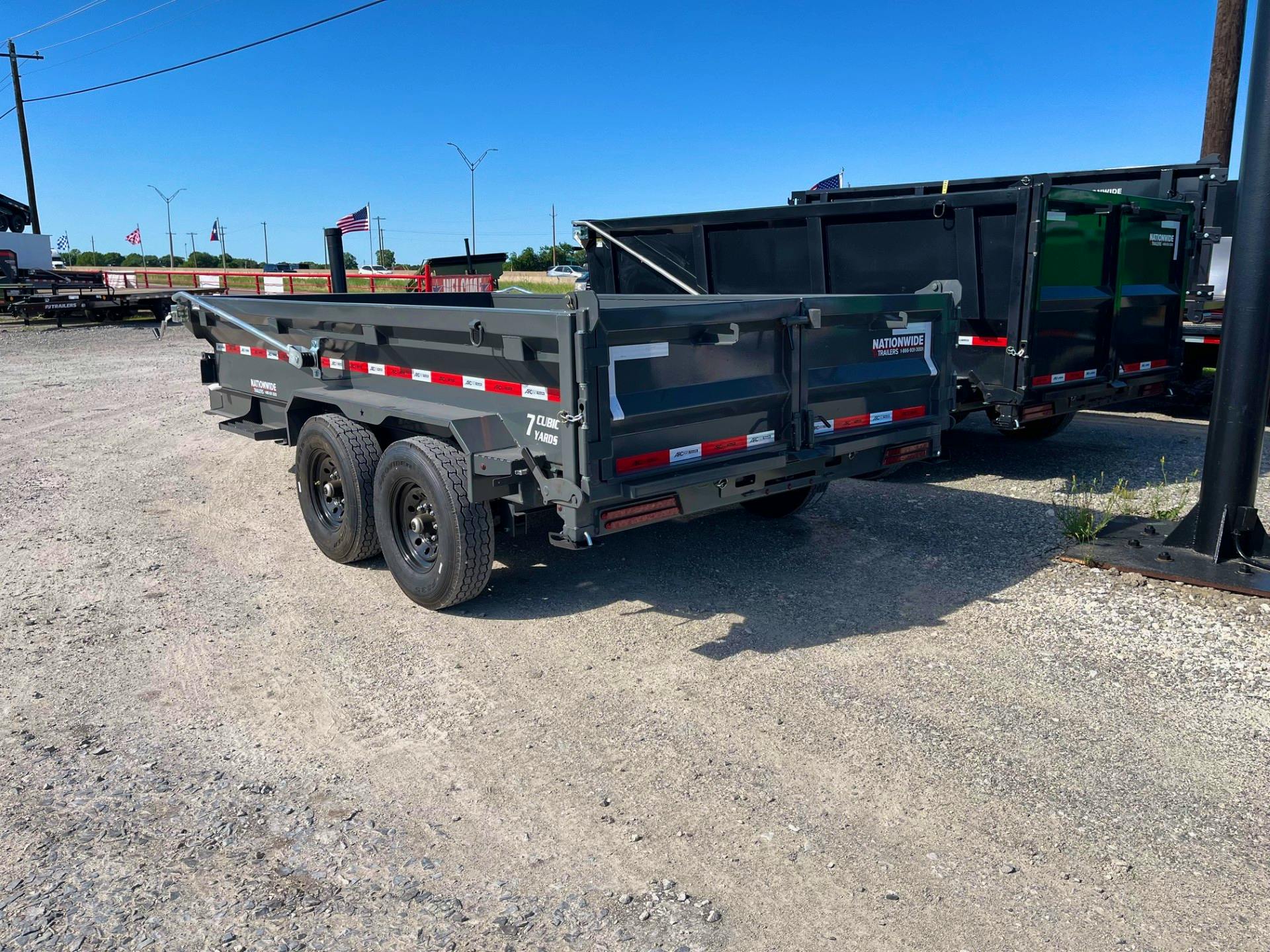 ARC Trailers 14'x83" Telescopic Dump Trailer w/ 2' Sides (BDT) - Stock #91576 - Image 4 of 5