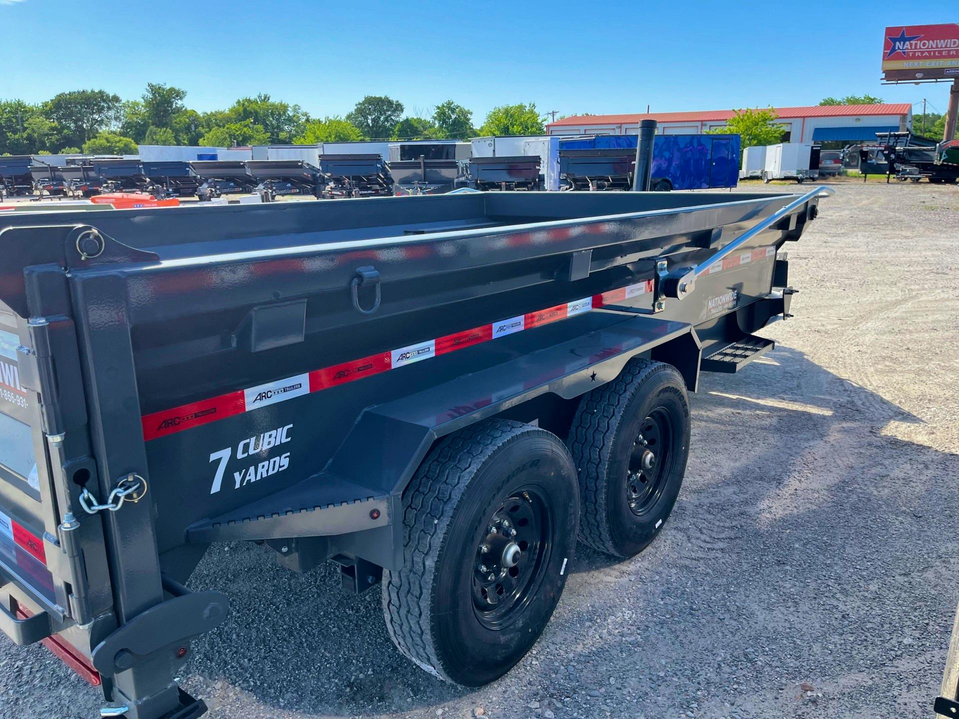 ARC Trailers 14'x83" Telescopic Dump Trailer w/ 2' Sides (BDT) - Stock #91576 - Image 5 of 5