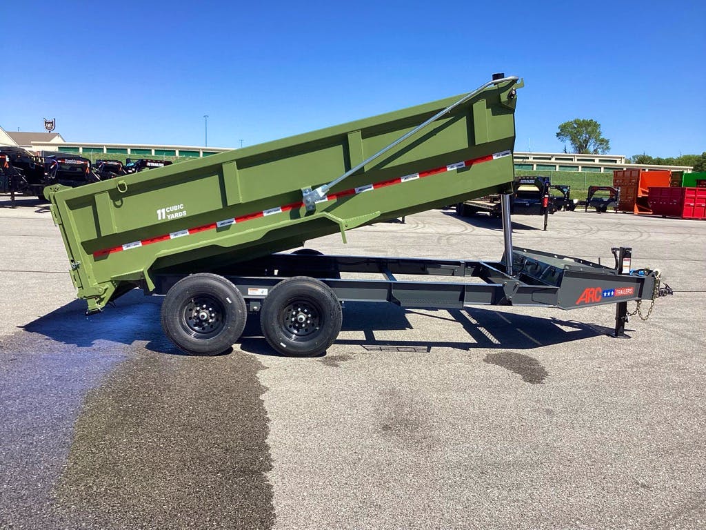 ARC Trailers 14'x83" Telescopic Dump Trailer w/ 3' Sides (BDT) - Stock #91580 - Image 4 of 13